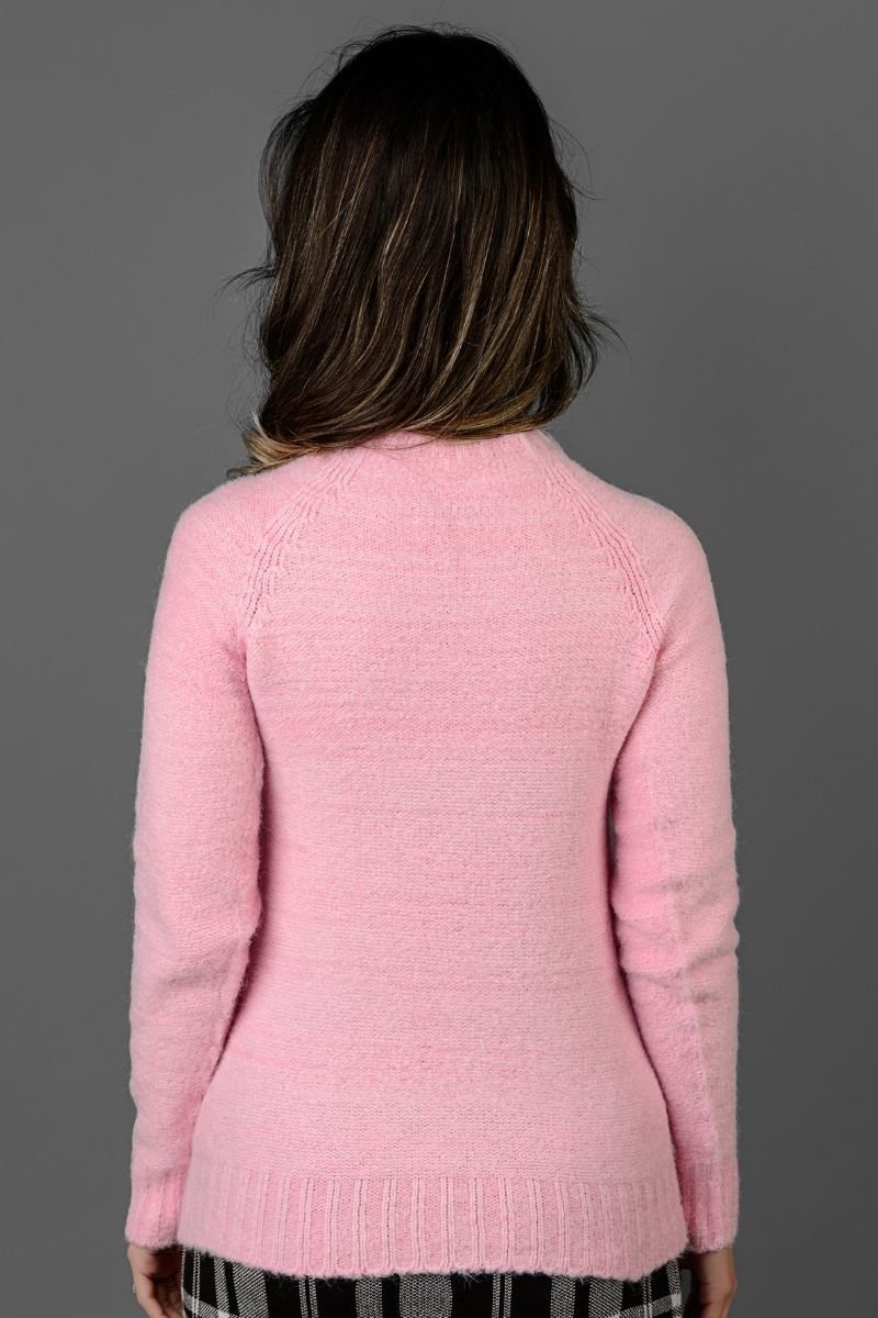 Blusa Feminina Tricot com Gola Redonda