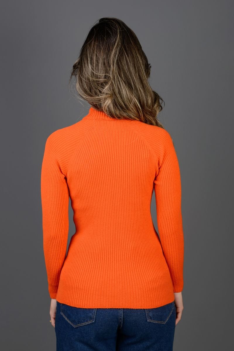 Blusa Feminina Tricot Gola Alta