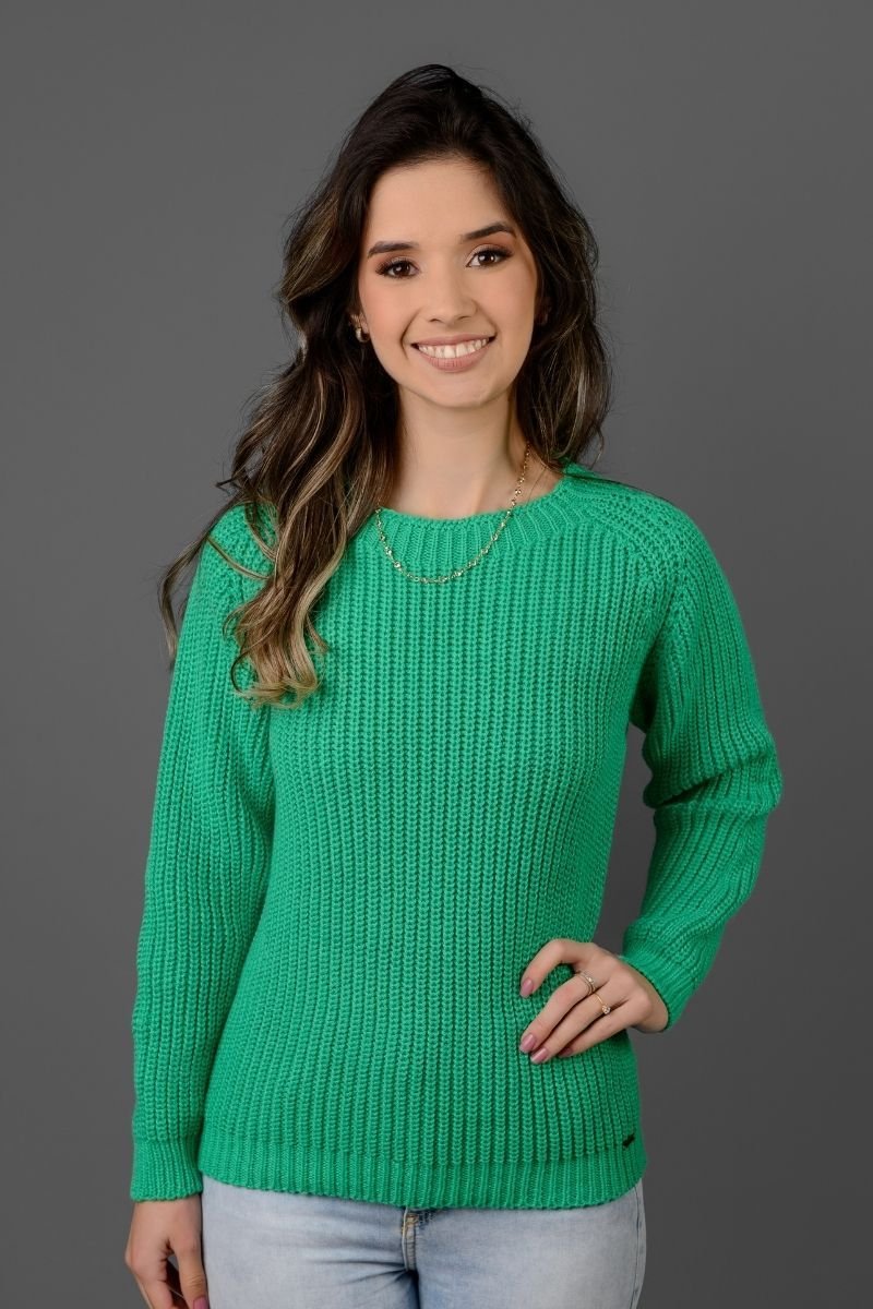 Blusa Feminina Tricot Perolada