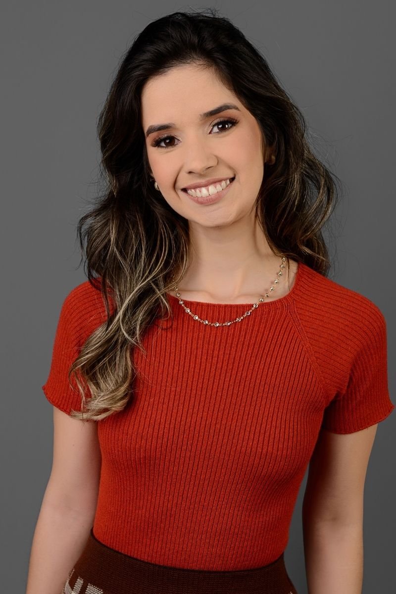 Blusa Tricot Feminina Manga Curta