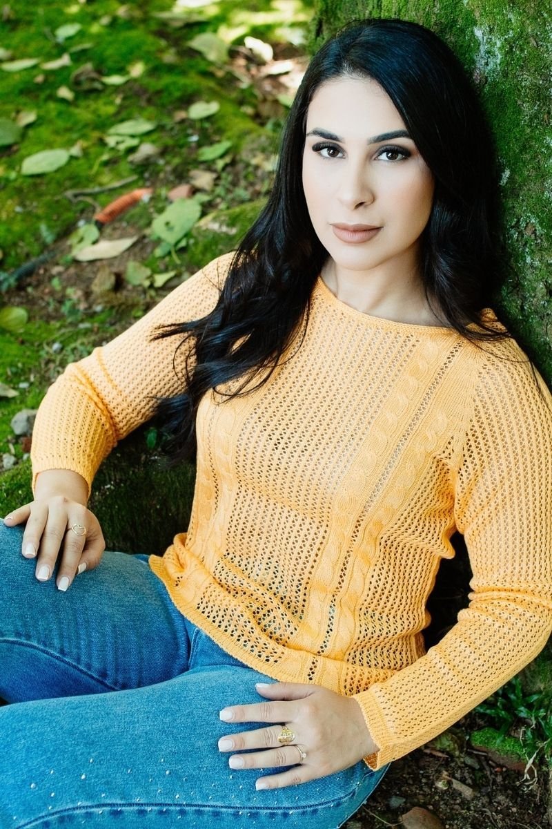 Blusa Tricot Feminina Rendada com Tranças