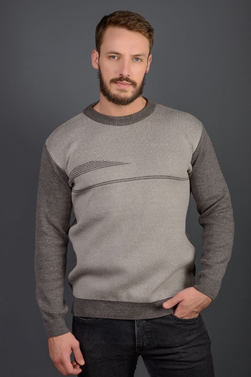 Blusão Masculino Jacquard Listras