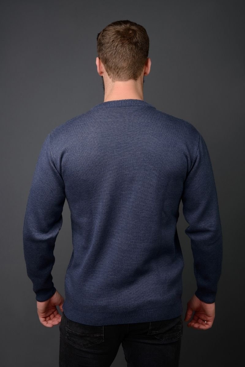 Blusão Masculino Losangos Gola Redonda