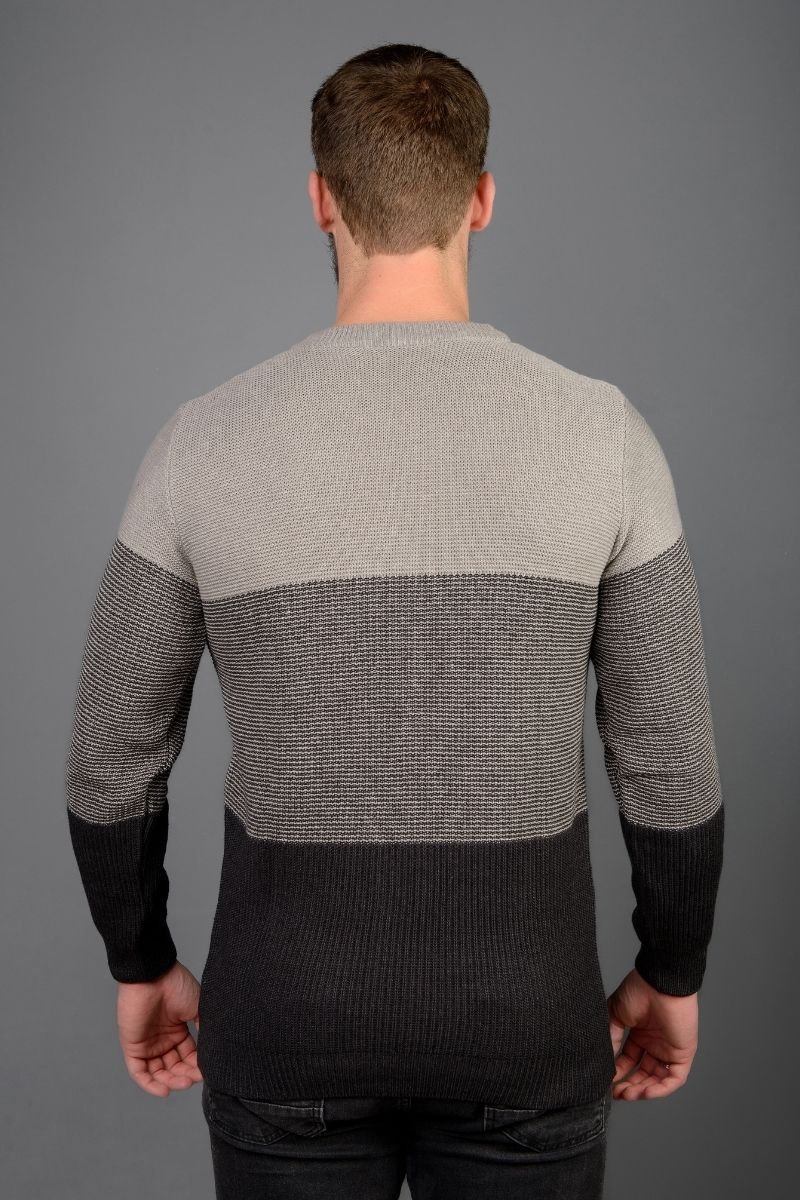 Blusão Tricot Masculino Listrado