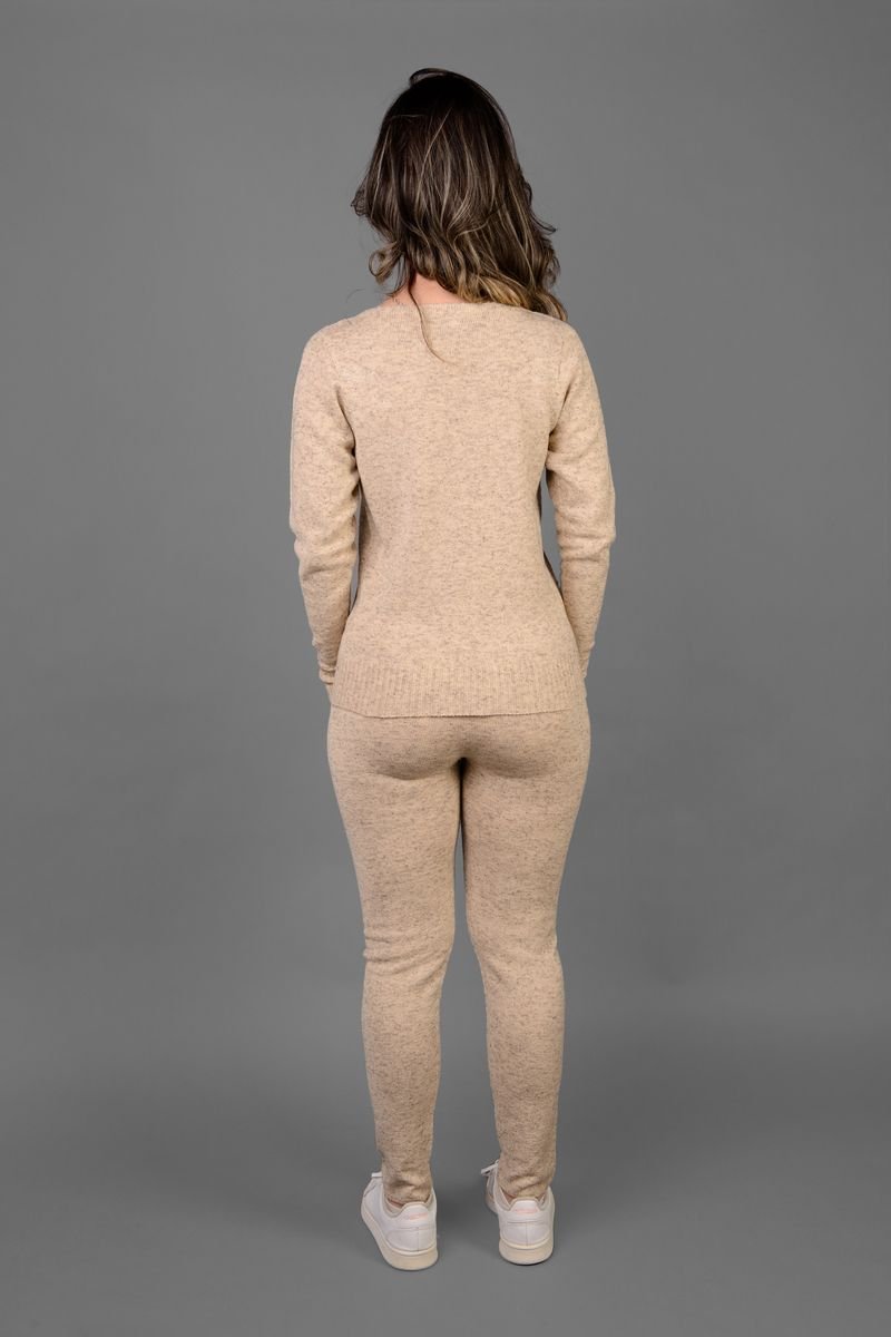 Calça Feminina Tricot com Bolsos