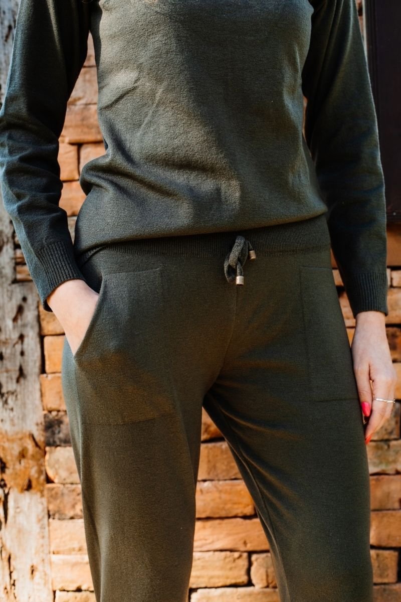 Calça Tricot com Punho