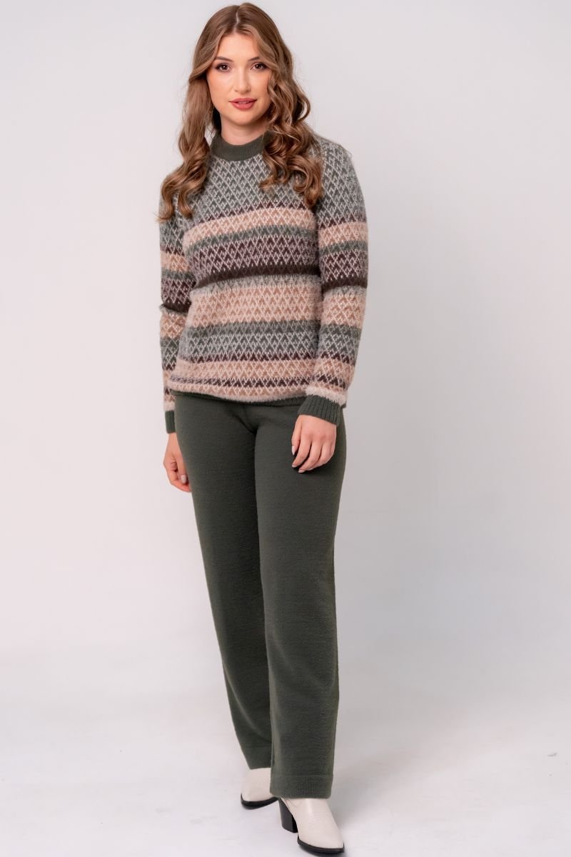Calça Tricot Feminina Alpaca