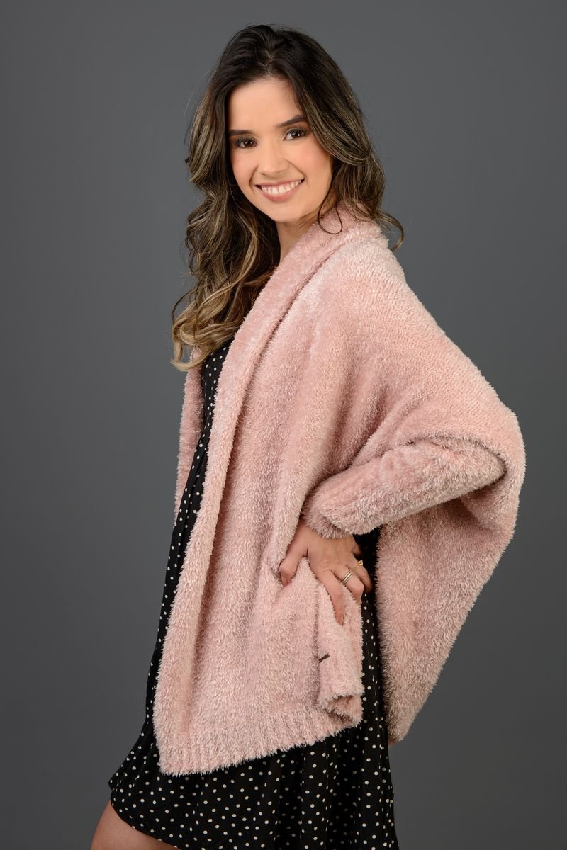 Capa Caracô Tricot Pelucia