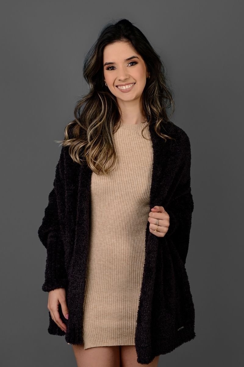 Capa Caracô Tricot Pelucia