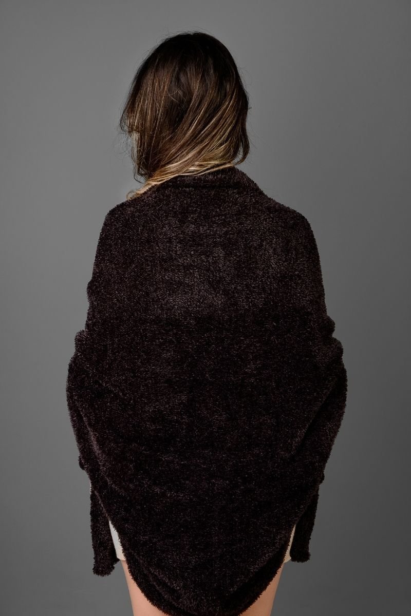 Capa Caracô Tricot Pelucia