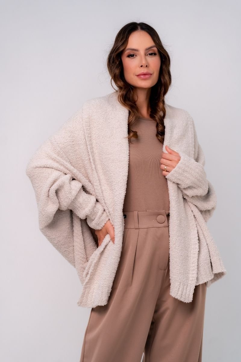 Capa Caracô Tricot Pelucia