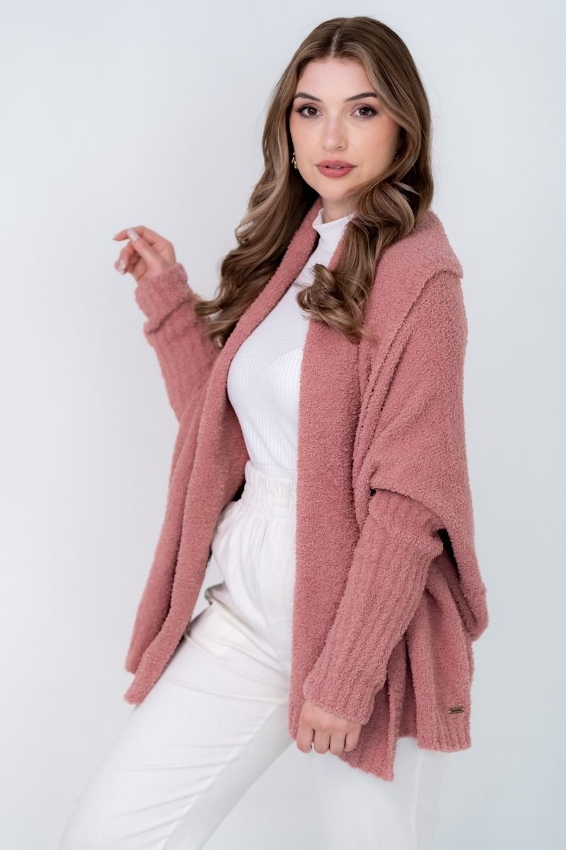 Capa Caracô Tricot Pelucia