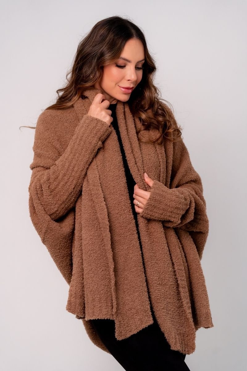 Capa Caracô Tricot Pelucia