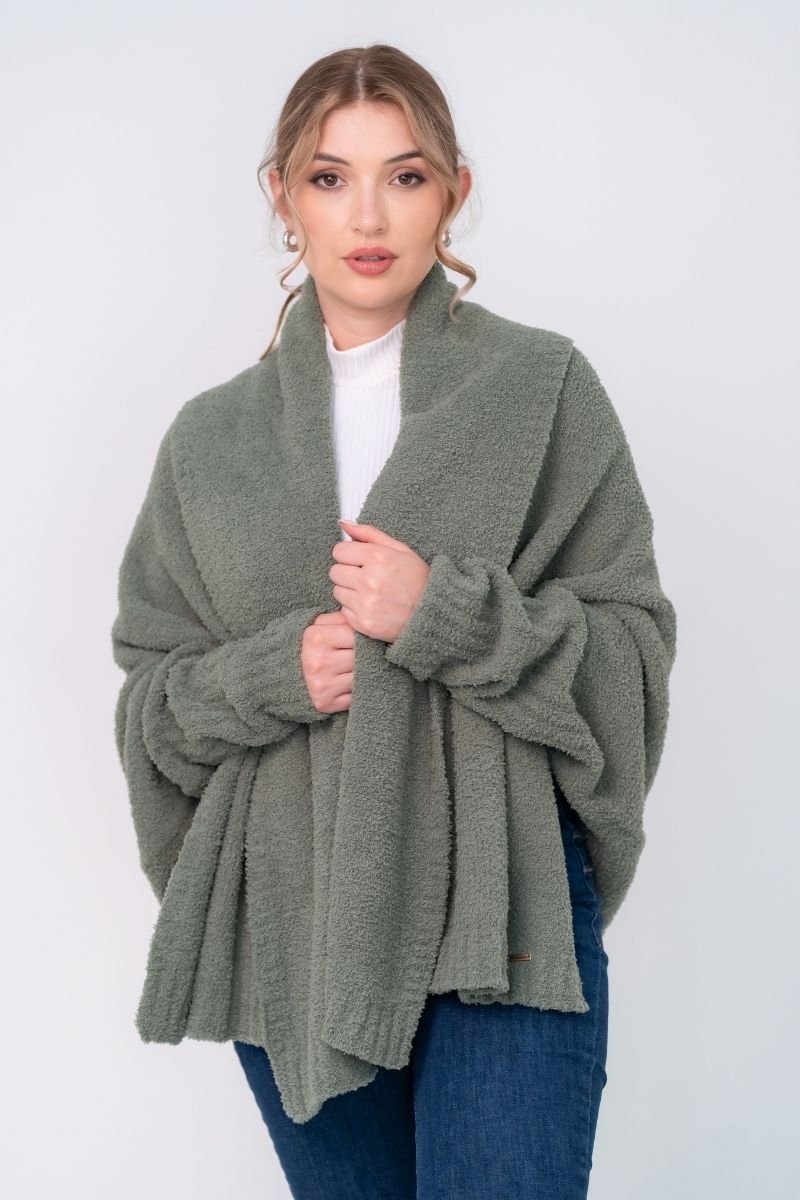 Capa Caracô Tricot Pelucia