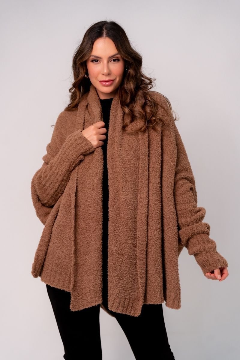 Capa Caracô Tricot Pelucia