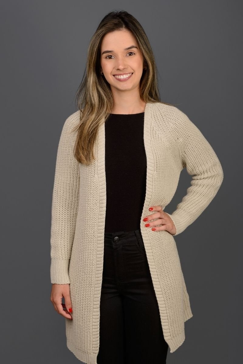 Cardigan Tricot Perolado