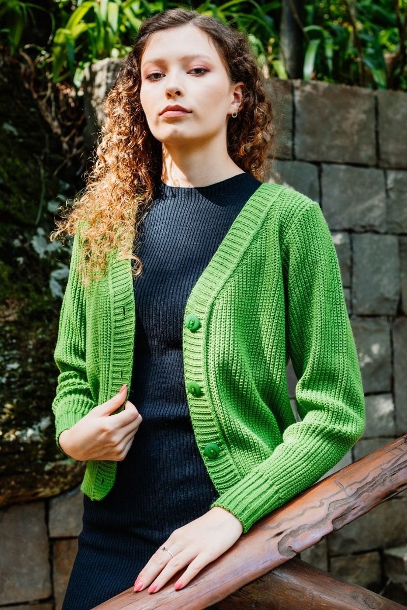 Casaquinho Tricot com Botão