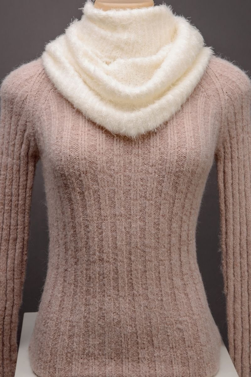 Gola Tricot Pelinho Dupla