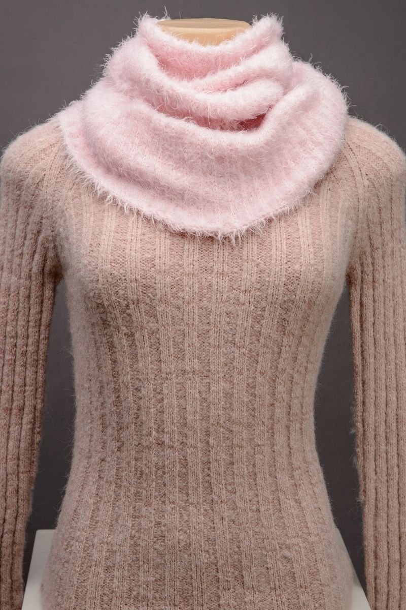 Gola Tricot Pelinho Dupla