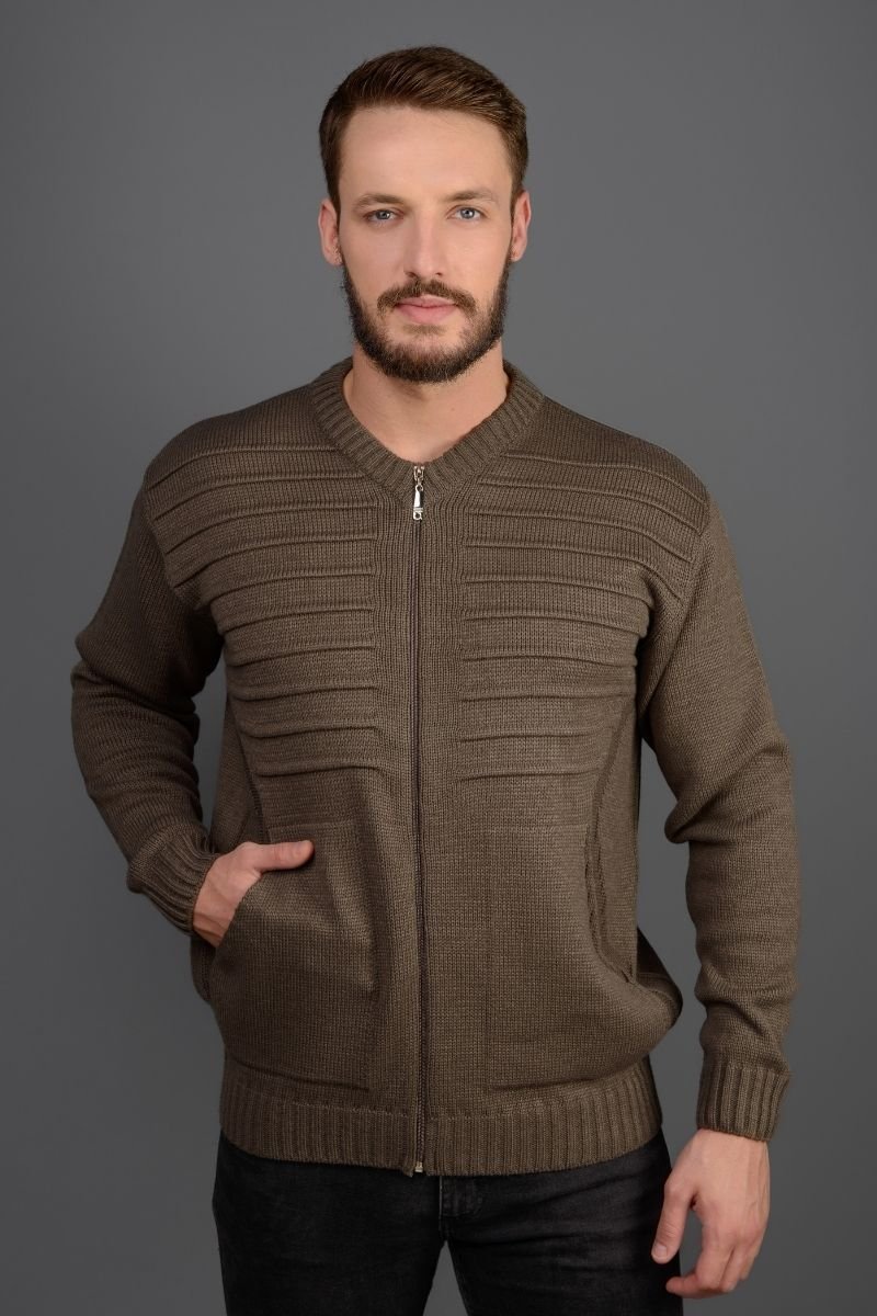 Jaqueta Tricot com Bolso