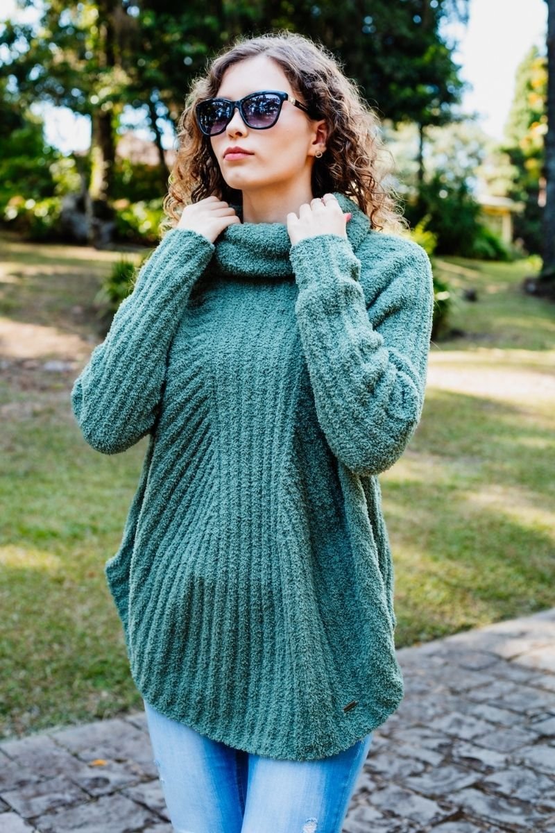 Poncho Pelucia Gola Boba