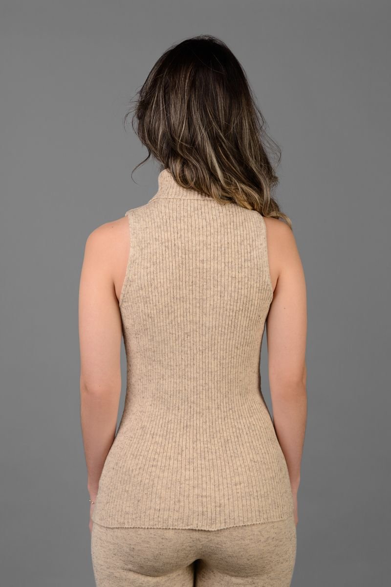 Regata Feminina Tricot Gola Alta