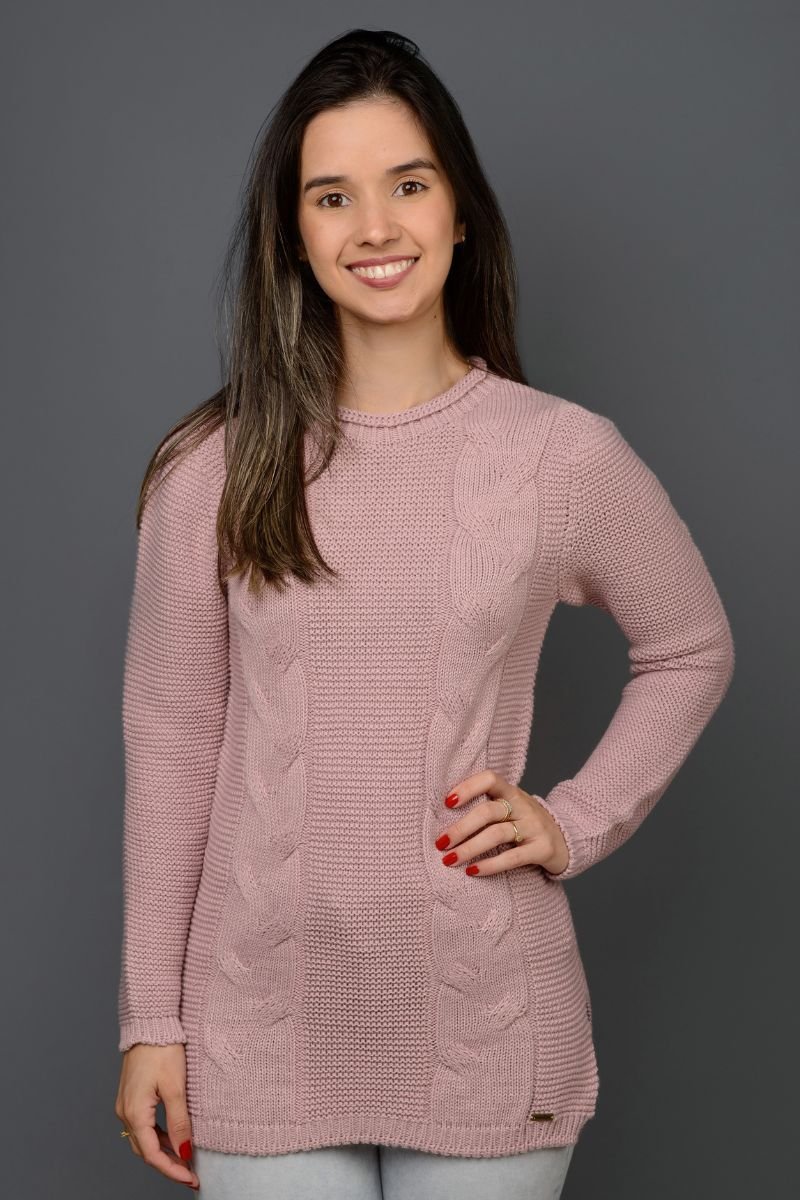 Sobre Legging Tricot com Tranças