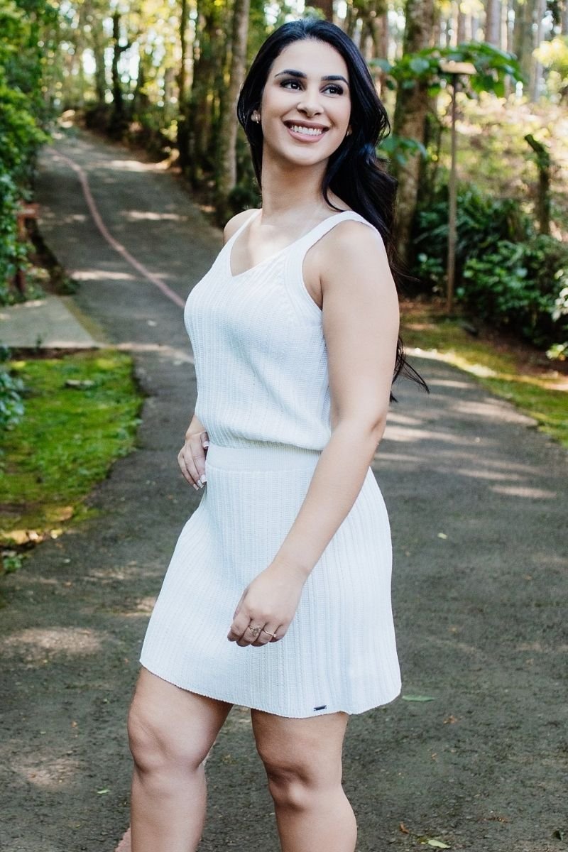 Vestido Tricot Regata